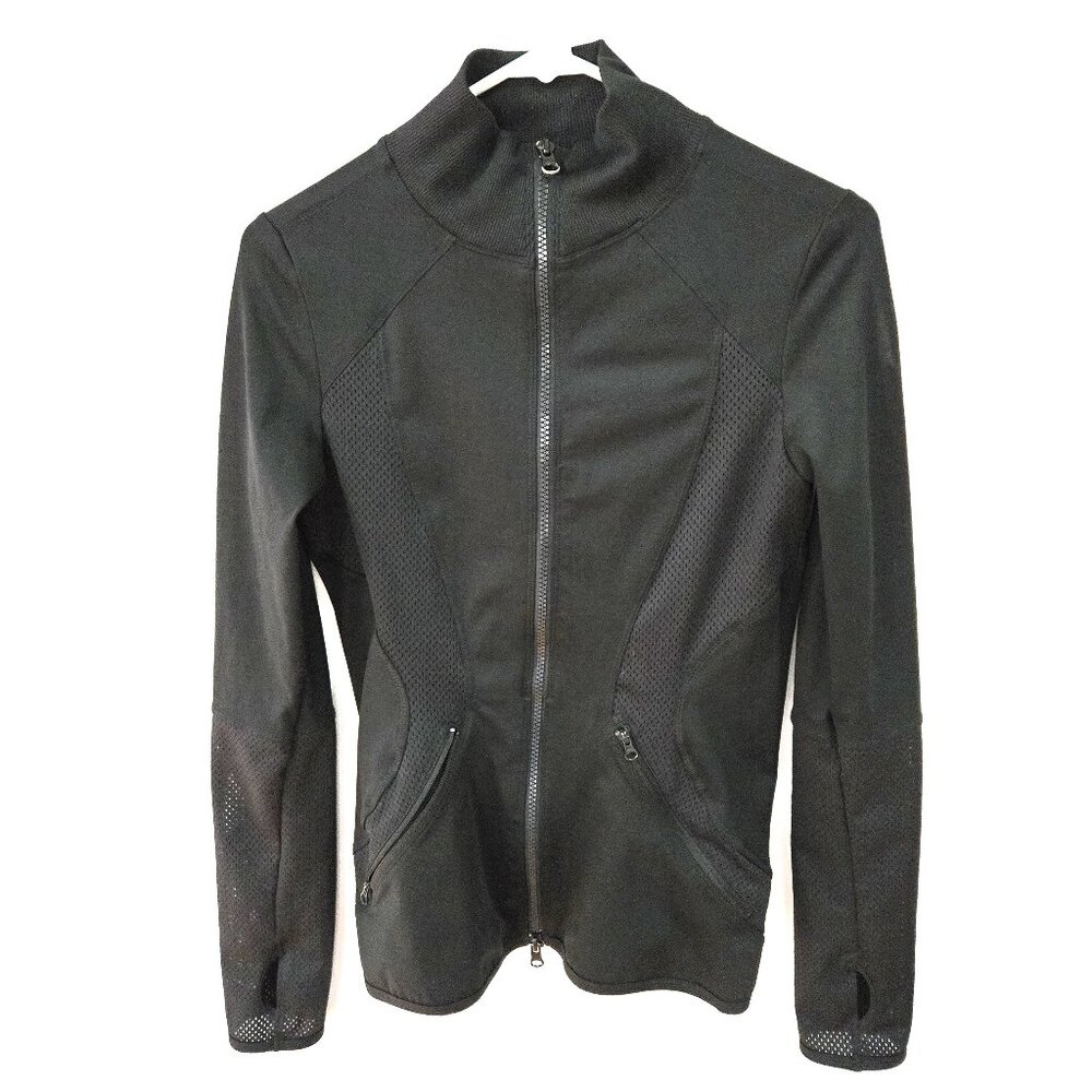 Adidas Sz Small Womens Black Stella McCartney Track Jacket